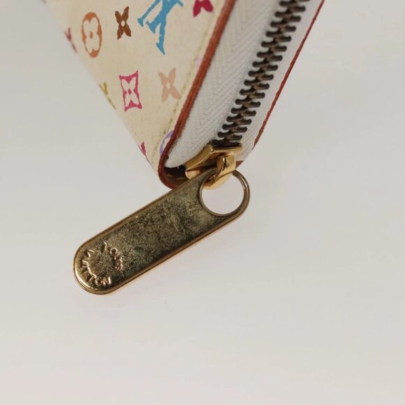 LOUIS VUITTON Monogram Multicolor Zippy Wallet White M60241 LV Auth 131100 - Picture 8 of 16